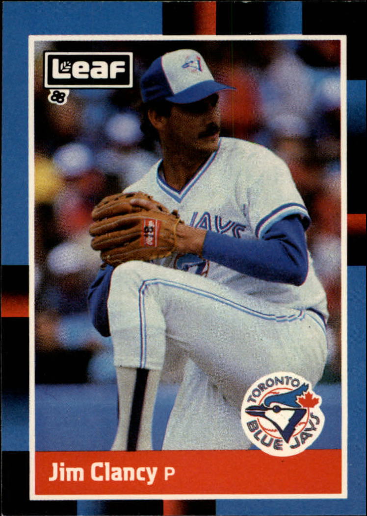 1988 Leaf/Donruss Baseball Cards       073      Jim Clancy